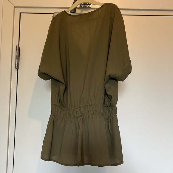 Sweet Rain Cinched Waist Blouse - Picture 2 of 3